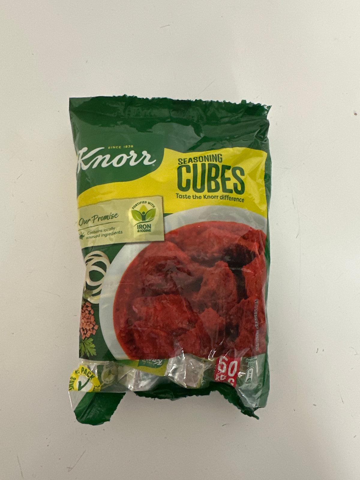KNORR CHICKEN OR BEEF SEASONING CUBES - 1 pack