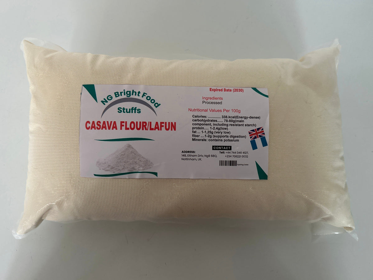 NIGERIAN LAFU (CASSAVA ARIBO) FLOUR - 2kg or 4kg
