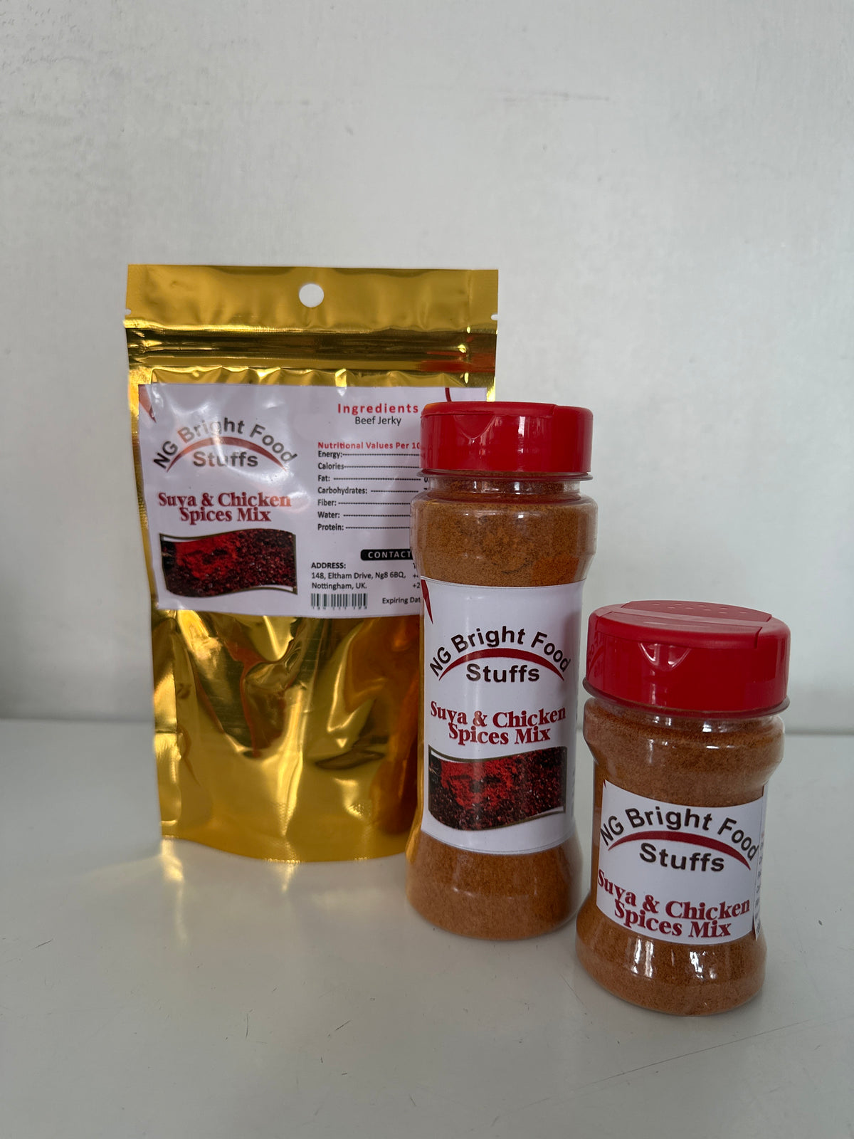 NIGERIAN SUYA & CHICKEN SPICES MIX - 70g/100g/150g