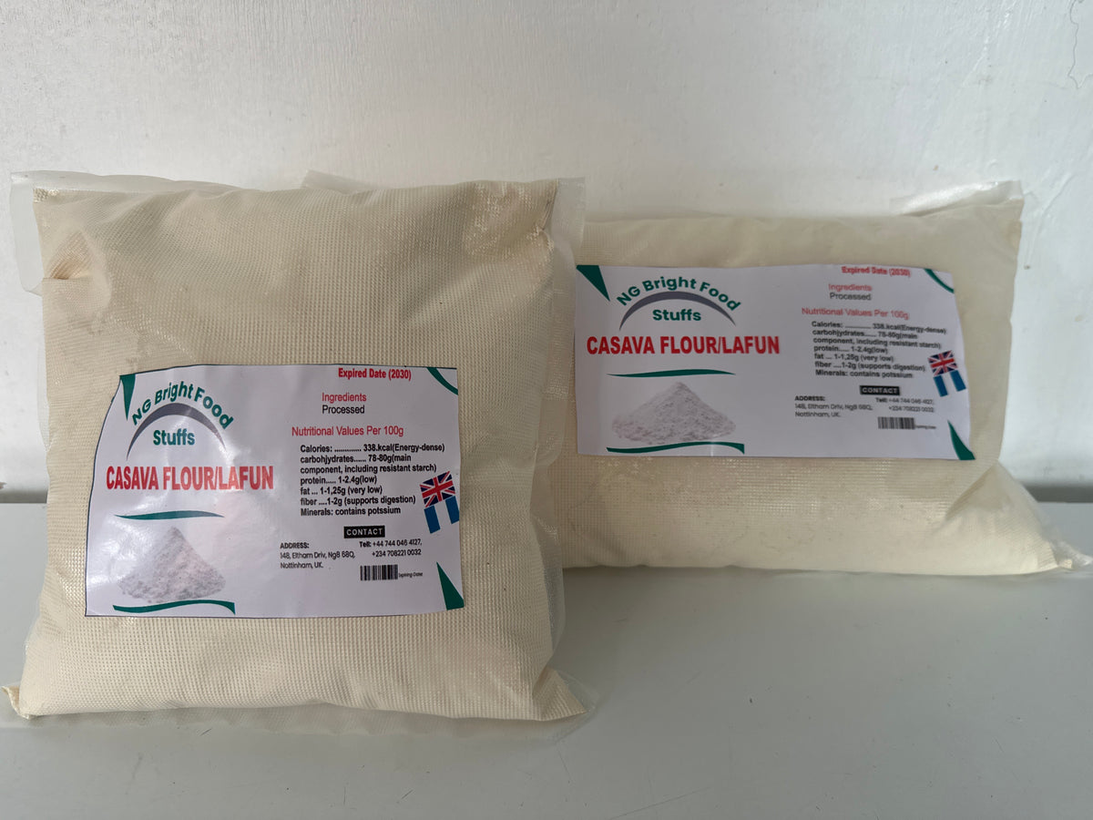 NIGERIAN LAFU (CASSAVA ARIBO) FLOUR - 2kg or 4kg