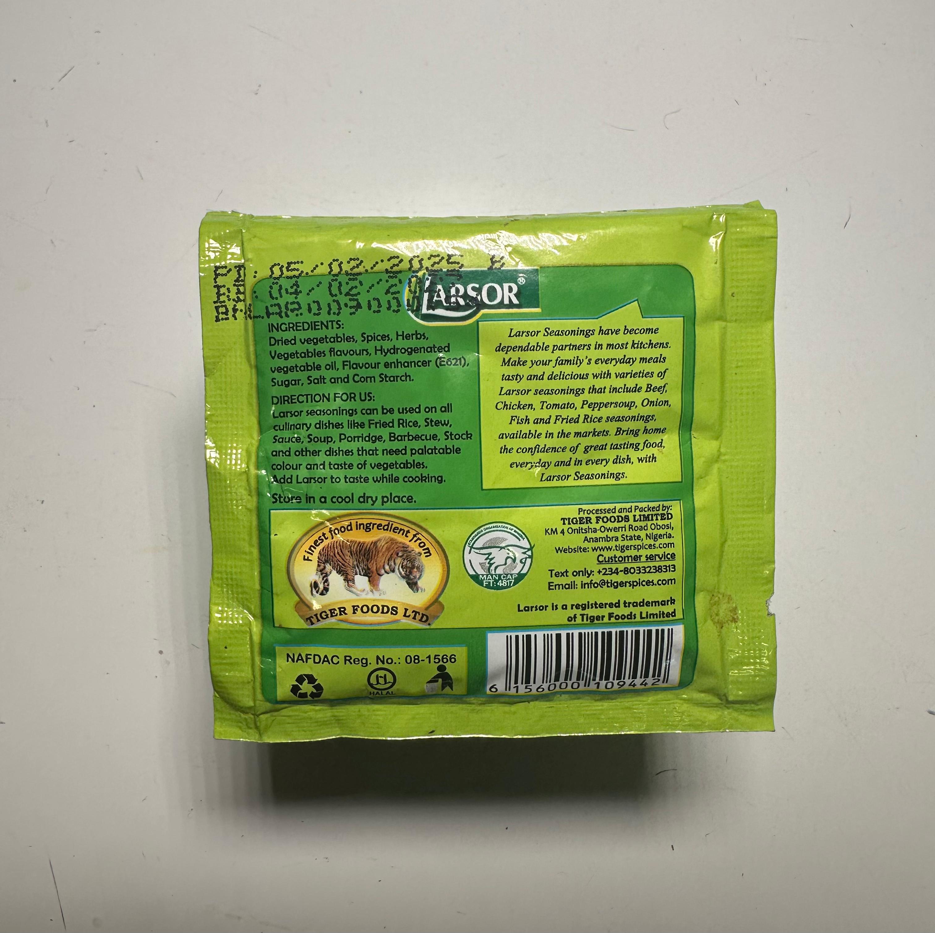NIGERIAN SEASONINGS: SPICITY & LARSOR