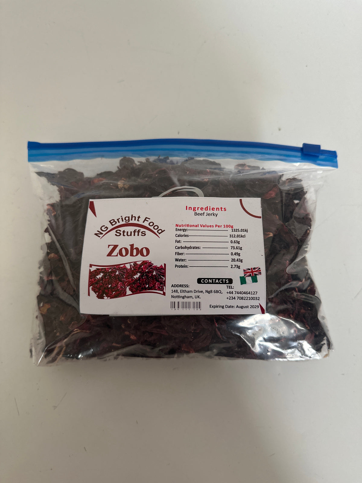 NIGERIAN DRY ZOBO LEAVES - 200g