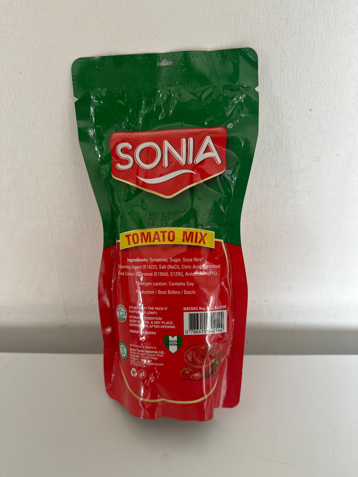 SONIA TOMATO MIX - 385g NIGERIAN TOMATO PASTE