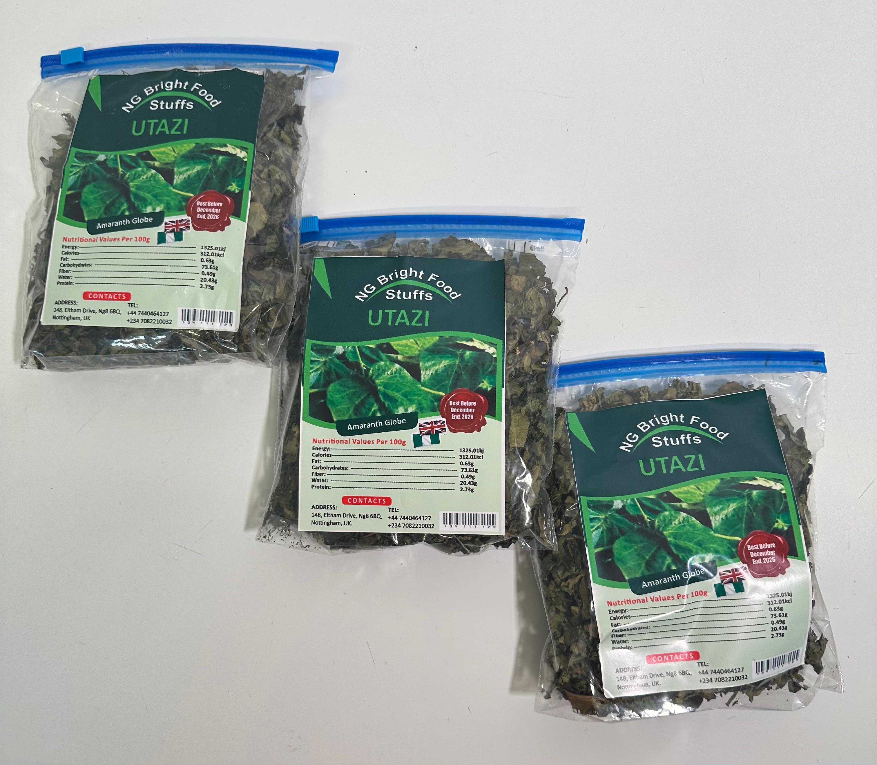 NIGERIAN DRY UTAZI LEAVES