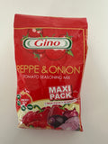 GINO PEPPER & ONION TOMATO SEASONING MIX - 500g MAXI PACK (=10 SACHETS) NIGERIAN TOMATO PASTE