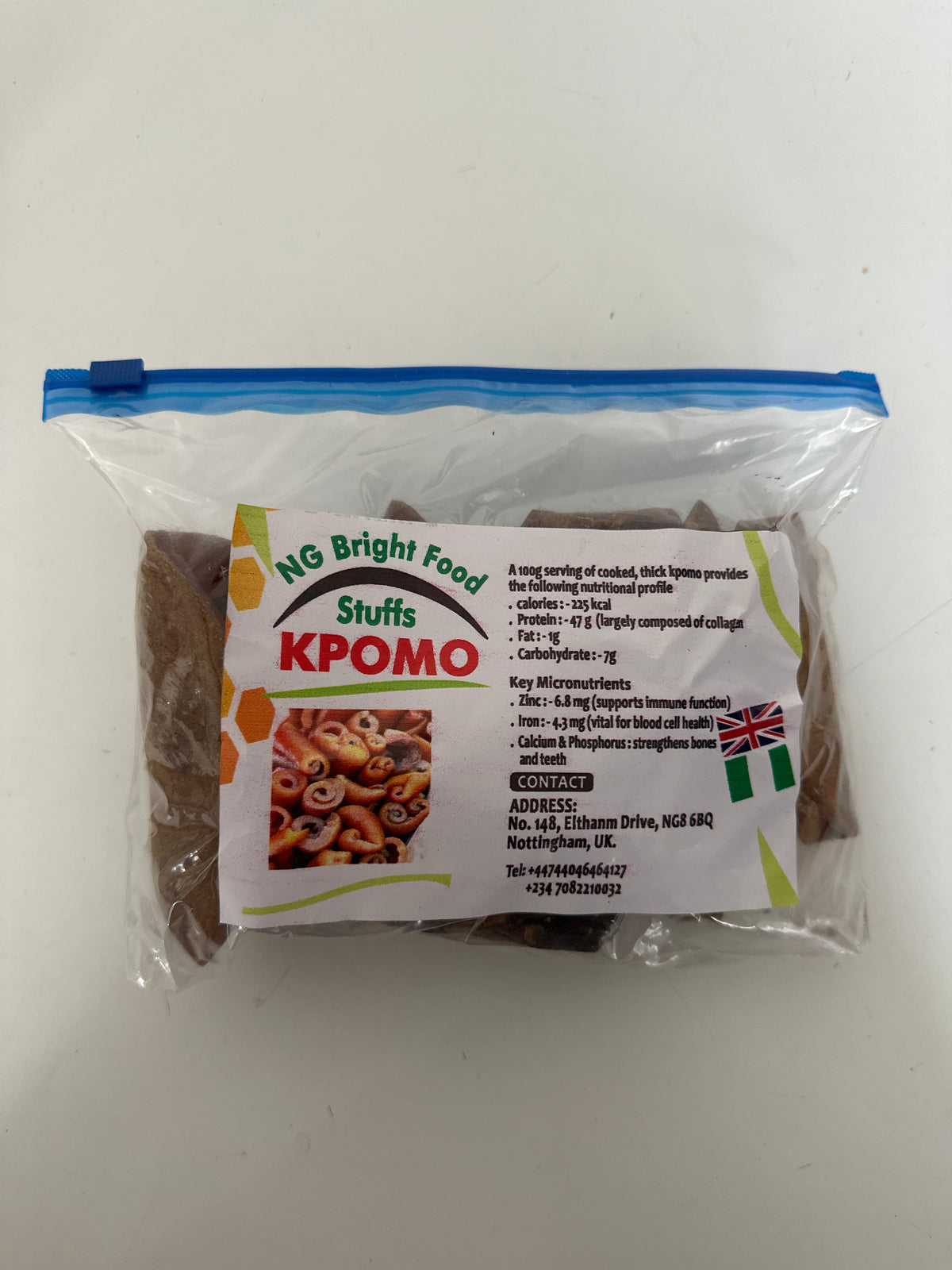 NIGERIAN IJEBU KPONMO/PONMO - 300g/8 PIECES