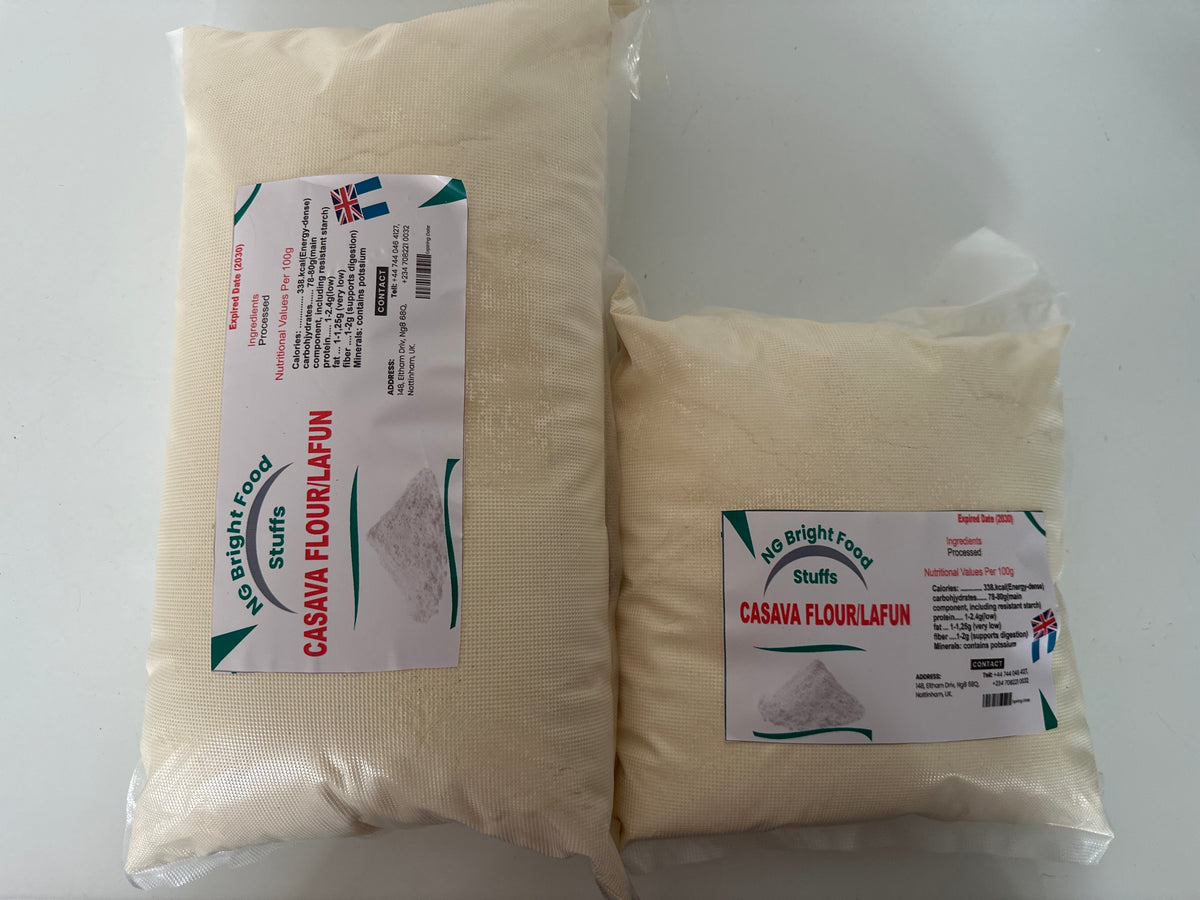 NIGERIAN LAFU (CASSAVA ARIBO) FLOUR - 2kg or 4kg