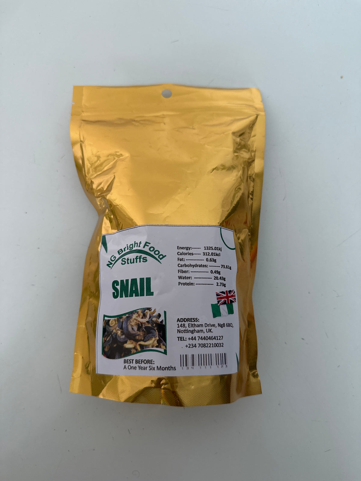 NIGERIAN DRY SNAIL - 100g