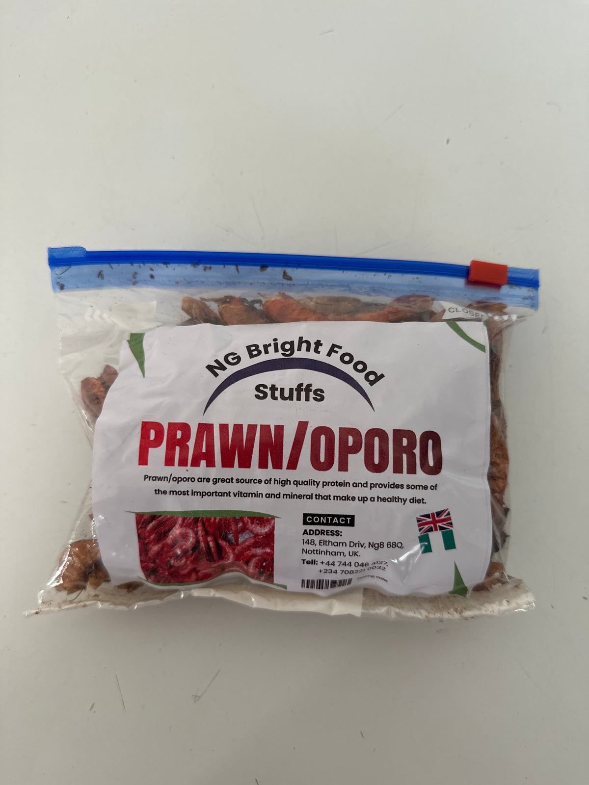 NIGERIAN DRY KING PRAWNS (OPORO) - 100g