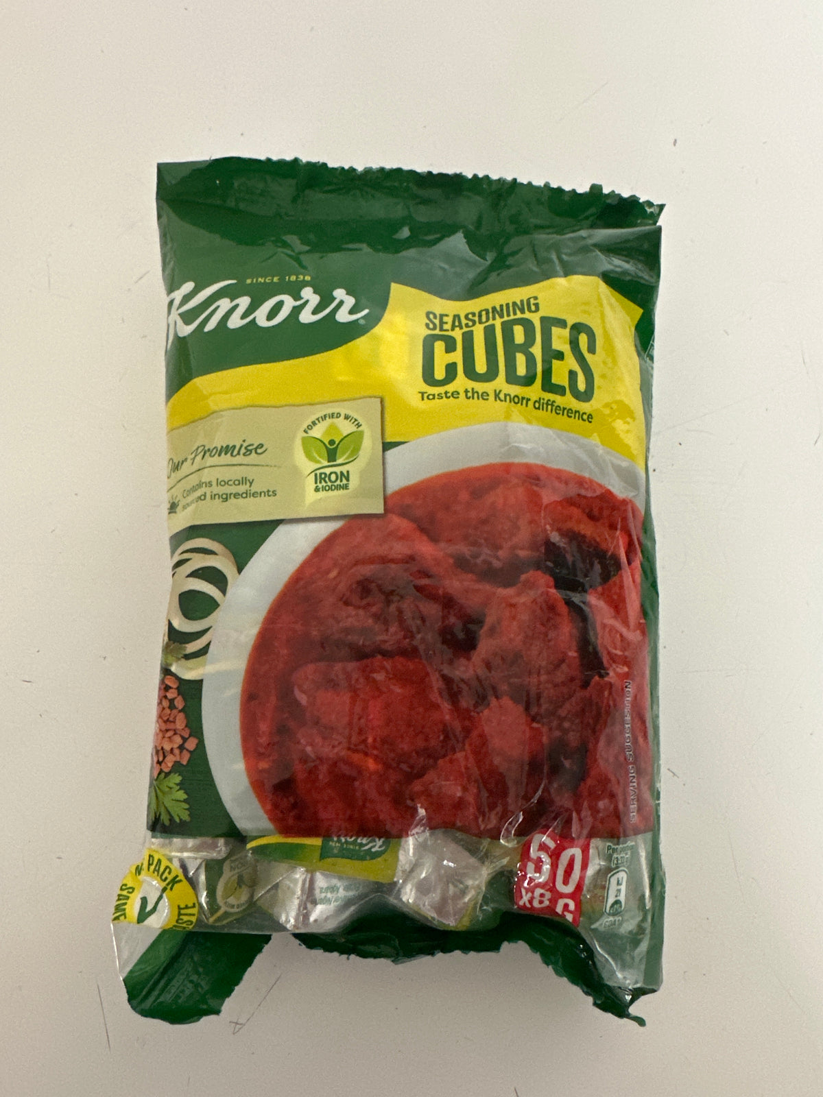 KNORR CHICKEN OR BEEF SEASONING CUBES - 1 pack