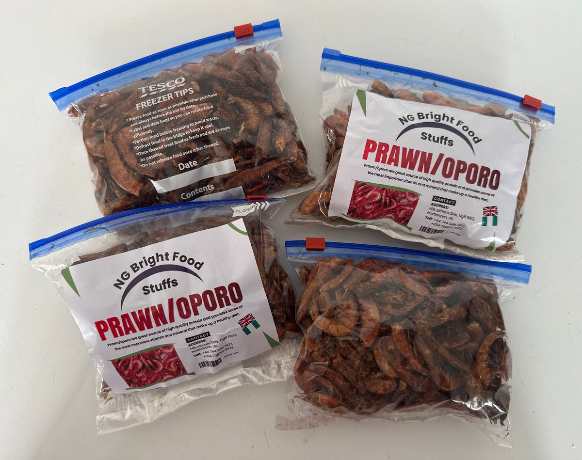 NIGERIAN DRY KING PRAWNS (OPORO) - 100g