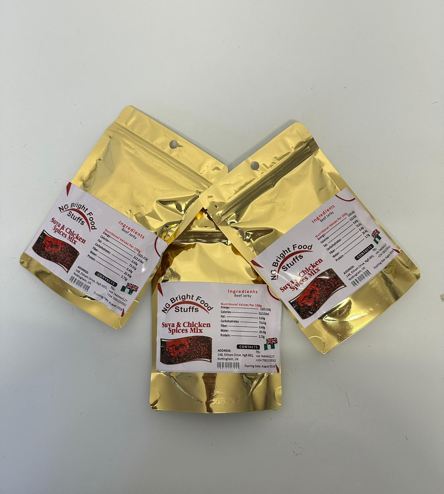 NIGERIAN SUYA & CHICKEN SPICES MIX - 500g