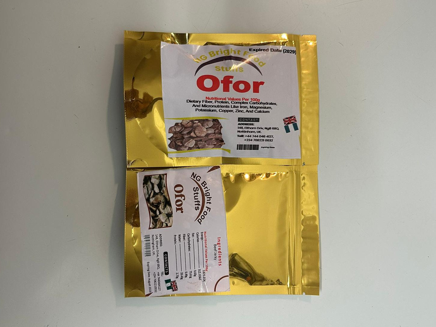 NIGERIAN OFOR FLOUR - 500g
